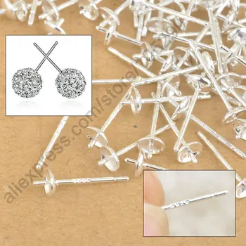 Free Shipping Wholesale 500PCS Lot 925 Sterling Silver Ear Pin Pairs Stud Earrings Findings Supplies Back Lock Post Pad
Free Shipping Wholesale 500PCS Lot 925 Sterling Silver Ear Pin Pairs Stud Earrings Findings Supplies Back Lock Post Pad
