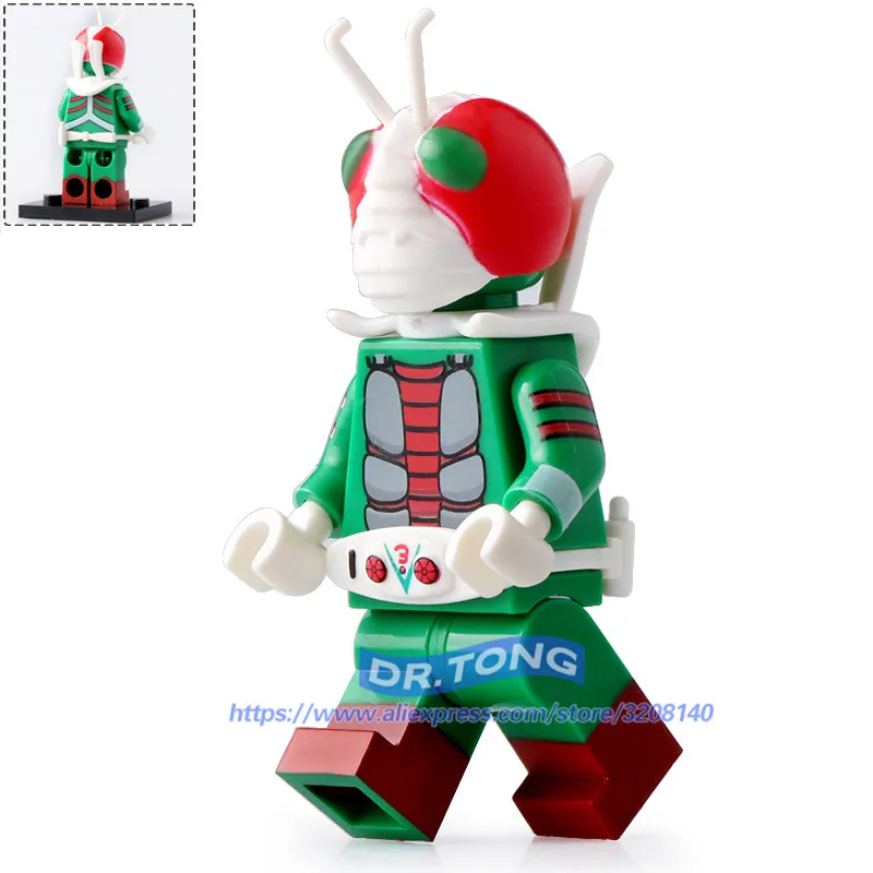 Single Sale Super Heroes Kamen Masked Rider No.1 V3 Shocker Soldier Bricks Collection Building Blocks Toys for Children XL042
Single Sale Super Heroes Kamen Masked Rider No.1 V3 Shocker Soldier Bricks Collection Building Blocks Toys for Children XL042