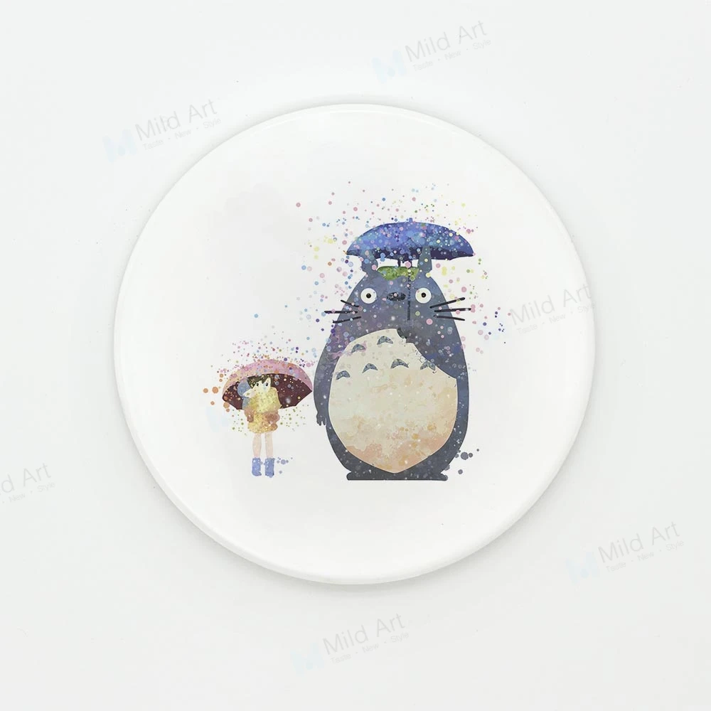 Pop Japanese Anime Miyazaki Cute Watercolor Totoro Art Ceramic Bar Coaster Creative Kawaii Girl Gift Kitchen Accessories Pad Mat
Pop Japanese Anime Miyazaki Cute Watercolor Totoro Art Ceramic Bar Coaster Creative Kawaii Girl Gift Kitchen Accessories Pad Mat