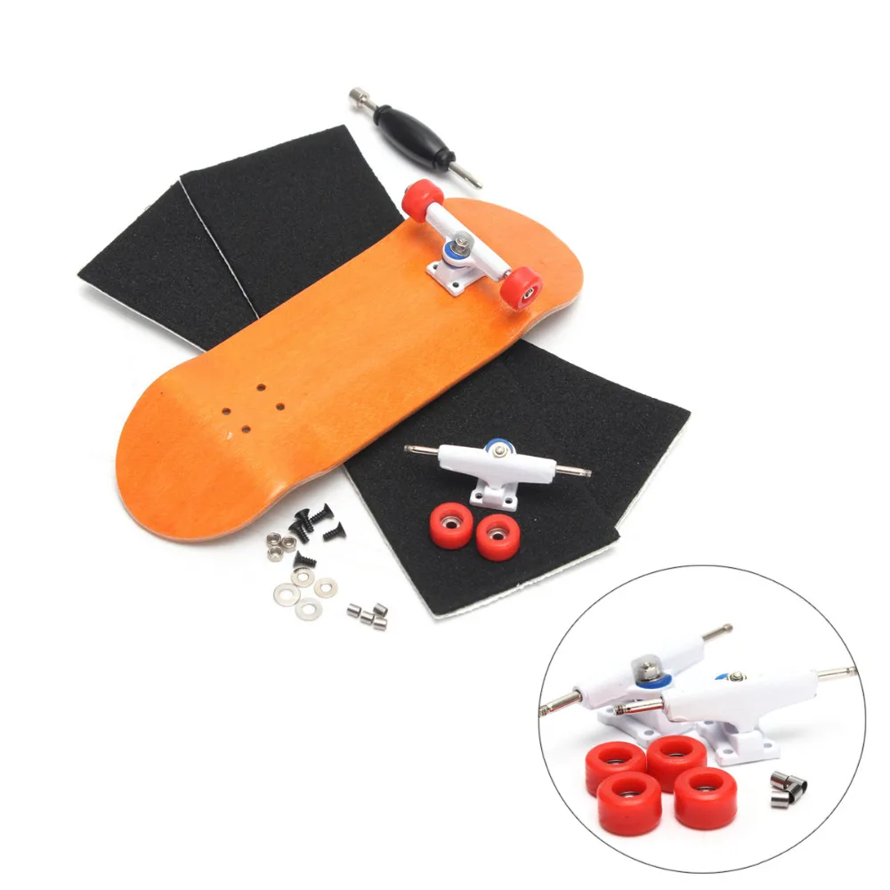 Orange/Blue Wooden Finger Skateboards Professional Finger Skate Board Wood Fingerboard with Bearings Wheel Foam Screwdriver
Orange/Blue Wooden Finger Skateboards Professional Finger Skate Board Wood Fingerboard with Bearings Wheel Foam Screwdriver