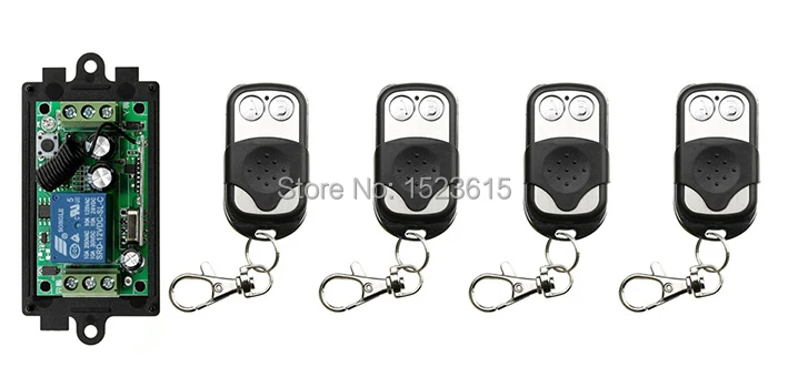 latest DC12V 1CH 10A Radio Controller RF Wireless Push Remote Control Switch 315 MHZ 433 MHZ teleswitch 4Transmitter +1Receiver
latest DC12V 1CH 10A Radio Controller RF Wireless Push Remote Control Switch 315 MHZ 433 MHZ teleswitch 4Transmitter +1Receiver