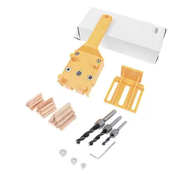 Woodworking Tool Self Centering Joinery Doweling Dowel Jig Set Dowel Pins with Drill Bits Guide Kit
Woodworking Tool Self Centering Joinery Doweling Dowel Jig Set Dowel Pins with Drill Bits Guide Kit