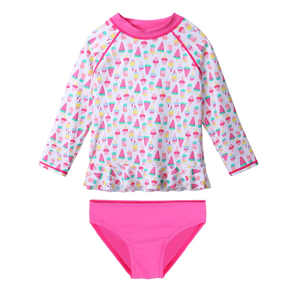BAOHULU Kids Swimwear Long Sleeves 2 Pcs Girls Swimwear Ice Cream Bathing Suits Beachwear Swimsuit for Children 3-9 Years
BAOHULU Kids Swimwear Long Sleeves 2 Pcs Girls Swimwear Ice Cream Bathing Suits Beachwear Swimsuit for Children 3-9 Years