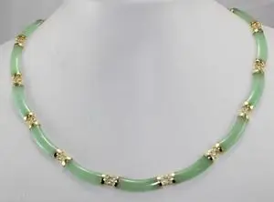Free shipping@@@@@ Beautiful attractive jewelry women's 14kgp GREEN JADE link necklace
Free shipping@@@@@ Beautiful attractive jewelry women's 14kgp GREEN JADE link necklace
