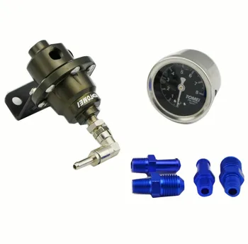 Universal Adjustable Tomei style Fuel Pressure Regulator With original gauge and instructions Titanium Color
Universal Adjustable Tomei style Fuel Pressure Regulator With original gauge and instructions Titanium Color