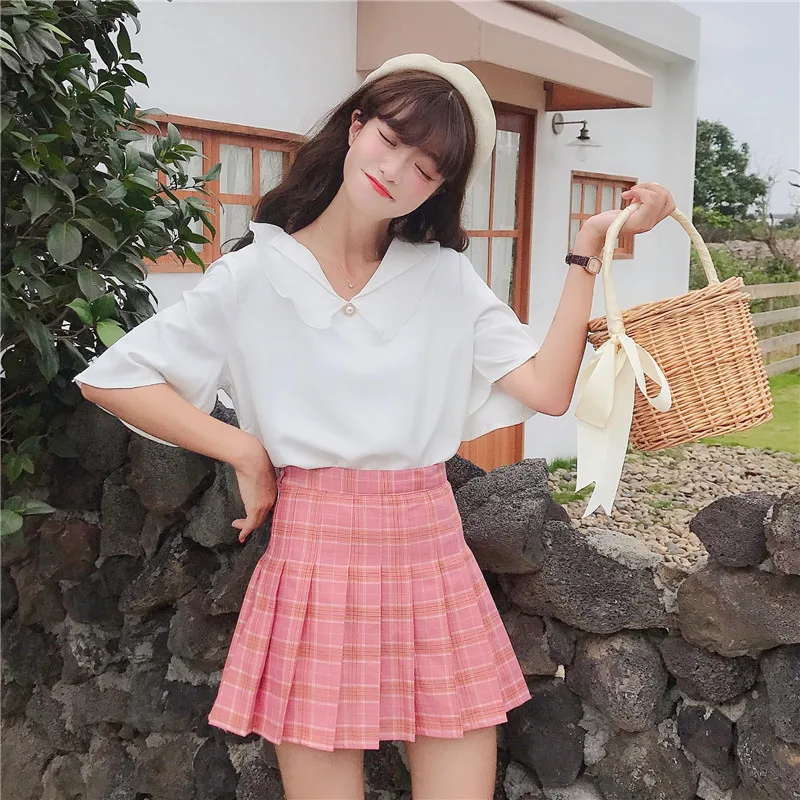 HIGH QUALITY New summer Korean Women Clothing fashion brand thin chiffon blouse female turn-down collar patchwork ruffles shirts
HIGH QUALITY New summer Korean Women Clothing fashion brand thin chiffon blouse female turn-down collar patchwork ruffles shirts
