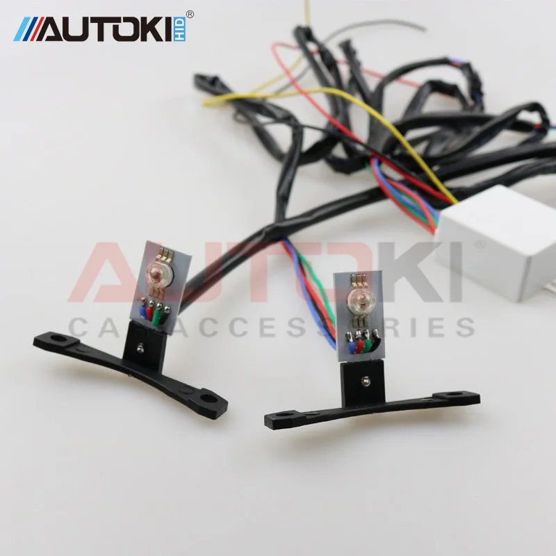 Car Styling LED Multi Colors RGB Devil Eyes Demon Eye Self-protection For Headlight Projector Lens Retrofit
Car Styling LED Multi Colors RGB Devil Eyes Demon Eye Self-protection For Headlight Projector Lens Retrofit