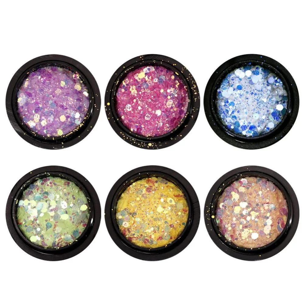 LEARNEVER Magic Color Nail Light Shimmering Glitter, Magic Color Glittering Nail Glitter can be used for eye shadow.
LEARNEVER Magic Color Nail Light Shimmering Glitter, Magic Color Glittering Nail Glitter can be used for eye shadow.