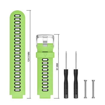 Soft Silicone Strap Replacement Watch Band Two Colors Mosaic and The Porous Design For Garmin Forerunner 735XT Watch
Soft Silicone Strap Replacement Watch Band Two Colors Mosaic and The Porous Design For Garmin Forerunner 735XT Watch
