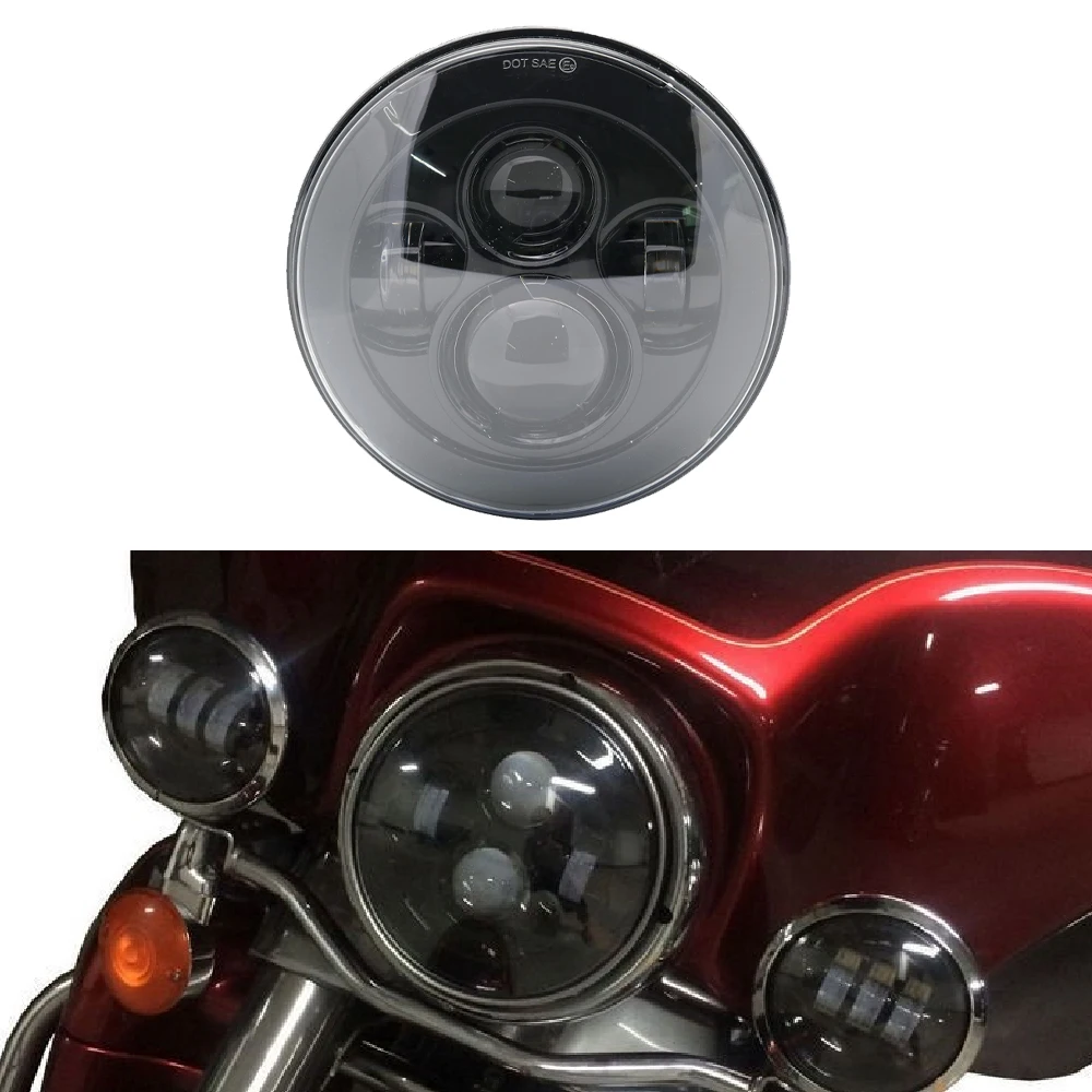 7 Daymaker LED Headlight 7 inch Led Headlamp for Harley Tour Street Glide Motorcycle Headlamp Motorbike Driving Light (9)