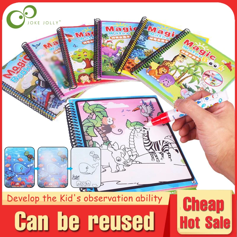 Magic Water Drawing Book Coloring Book Doodle & Magic Pen Painting Drawing Board For Kids Toys Birthday Gift GYH
Magic Water Drawing Book Coloring Book Doodle & Magic Pen Painting Drawing Board For Kids Toys Birthday Gift GYH