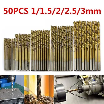 Hot Sale 50Pcs/Set Twist Drill Bit For Metal Set 1/1.5/2/2.5/3m HSS High Speed Steel Drilling Woodworking Tool High Quality
Hot Sale 50Pcs/Set Twist Drill Bit For Metal Set 1/1.5/2/2.5/3m HSS High Speed Steel Drilling Woodworking Tool High Quality