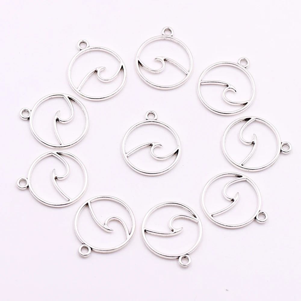 Hot 10pcs 30pcs Antique Silver Metal Sea Wave Shaped Charms for Jewelry Making DIY Bracelets Charms for Jewelry Crafts Making
Hot 10pcs 30pcs Antique Silver Metal Sea Wave Shaped Charms for Jewelry Making DIY Bracelets Charms for Jewelry Crafts Making