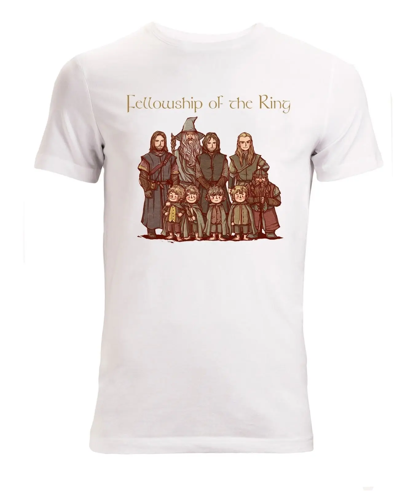 2019 New Summer Men Hot Sale Fashion Lord of The Rings Fellowship of The Ring Characters Men's T Shirt White Tee Shirt
2019 New Summer Men Hot Sale Fashion Lord of The Rings Fellowship of The Ring Characters Men's T Shirt White Tee Shirt