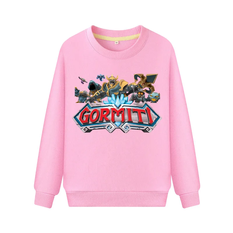 Children Spring Autumn Thin Hoodies Boys Girls Cartoon Gormiti Print Hoodie Kids Sports Pullover Sweatshirts Costume 2019 WK114 (5)