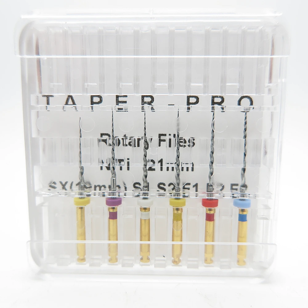 Oralsply TAPER-PRO Rotary Files NiTi Drills SX-F3 Assorted Dental Endodontic Endo Root Canal Instruments
Oralsply TAPER-PRO Rotary Files NiTi Drills SX-F3 Assorted Dental Endodontic Endo Root Canal Instruments
