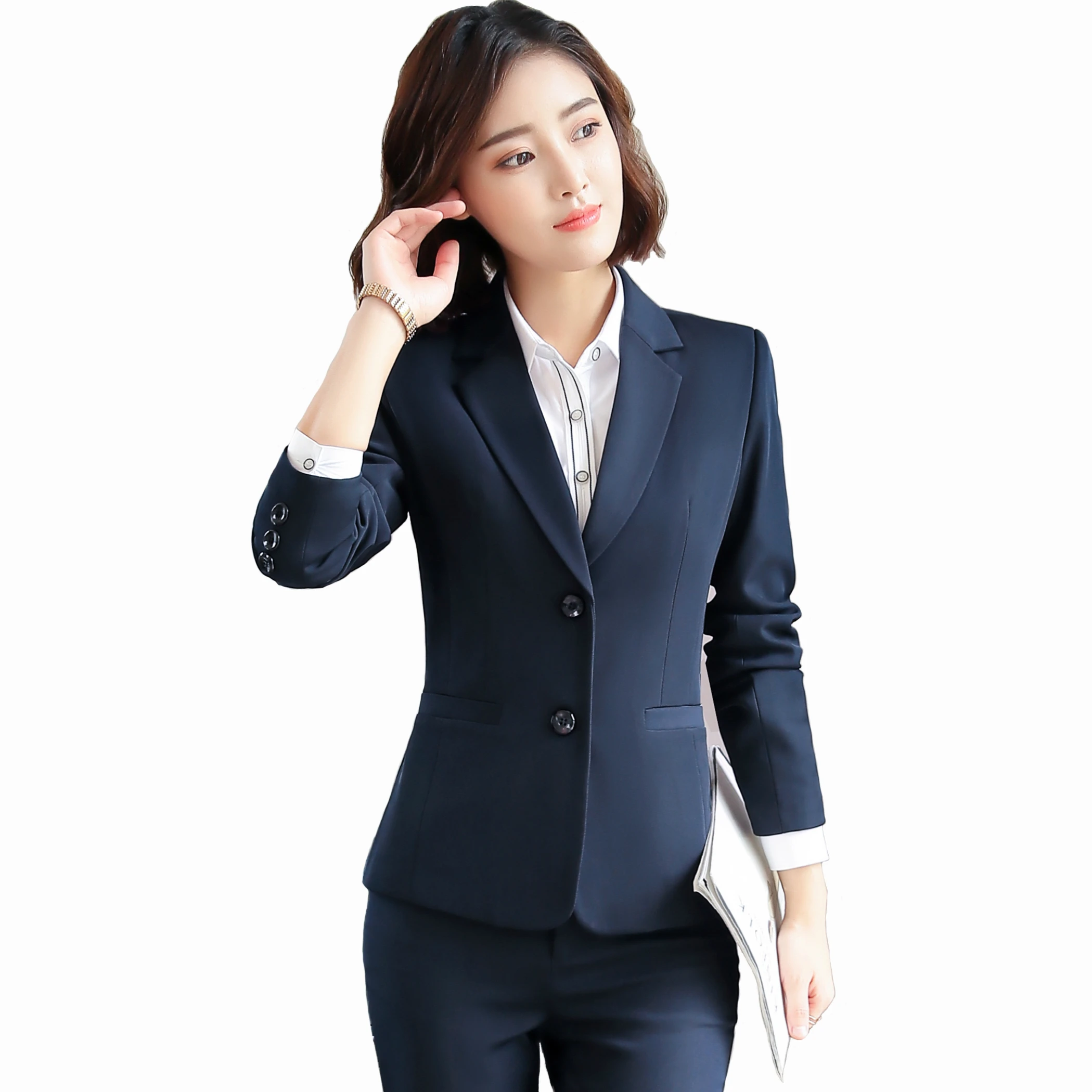 Women Spring Blazer Classic Simple Single Breasted Blazers Office Lady Work Business Coat Suits Female
Women Spring Blazer Classic Simple Single Breasted Blazers Office Lady Work Business Coat Suits Female