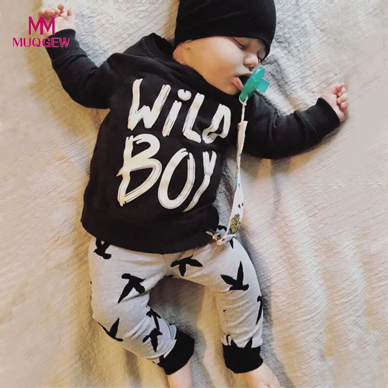MUQGEW Baby Clothing Sets Autumn Baby Boys Clothes Infant Baby Letter Print T Shirt Tops +Pants Leggings 2 Pcs Outfits Set /PY
MUQGEW Baby Clothing Sets Autumn Baby Boys Clothes Infant Baby Letter Print T Shirt Tops +Pants Leggings 2 Pcs Outfits Set /PY