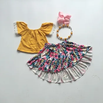 baby girls summer outfits baby children yellow top floral dress baby children boutique clothes with accessories
baby girls summer outfits baby children yellow top floral dress baby children boutique clothes with accessories