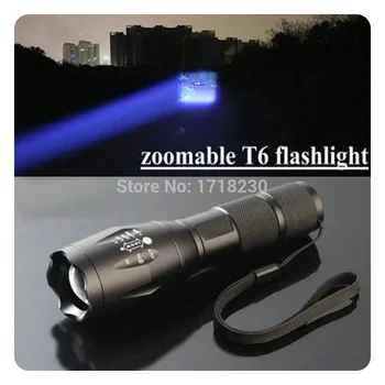 

2500lm 5-Mode Adjustable Focus CREE XML T6 LED Blub18650/3AAA Waterproof Zoomable Flashlight Torch Hot