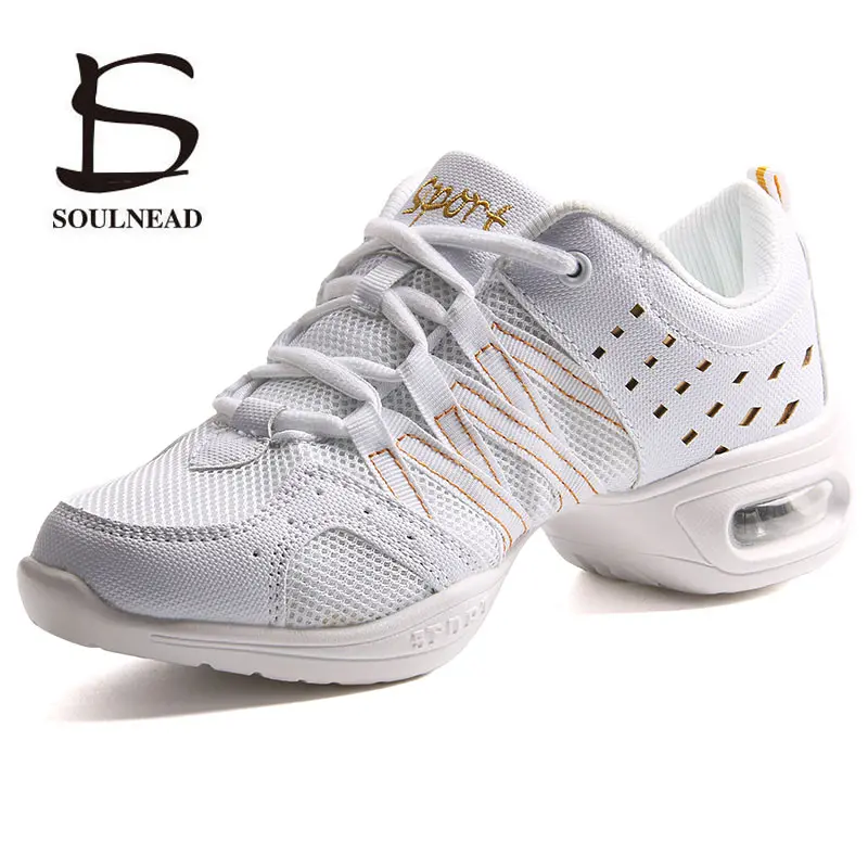 Breath Mesh Woman's Girl's Jazz Hip Hop Dance Shoes Soft Outsole Sports Dance Sneakers White Black Ladies Fitness Dancing Shoes
Breath Mesh Woman's Girl's Jazz Hip Hop Dance Shoes Soft Outsole Sports Dance Sneakers White Black Ladies Fitness Dancing Shoes