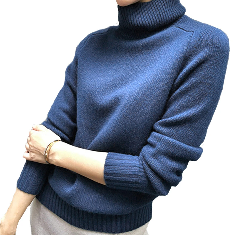 SZDYQH Women Cashmere Sweater 2019 Autumn Winter New High Collar Thickening Cashmere Sweater For Female Knit Warm Pullovers Tops
SZDYQH Women Cashmere Sweater 2019 Autumn Winter New High Collar Thickening Cashmere Sweater For Female Knit Warm Pullovers Tops