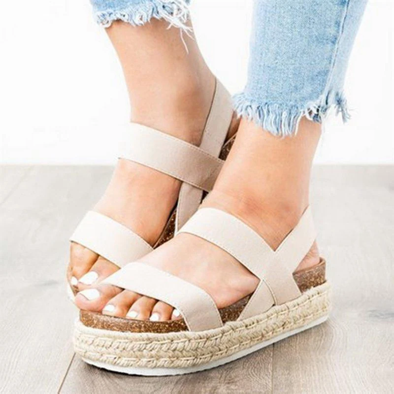 LOOZYKIT Summer Women Open Toe Sandal Platform Strap Espadrille Sandal Shoes Platform Casual Sandals PU Weave Comfort Chaussures
LOOZYKIT Summer Women Open Toe Sandal Platform Strap Espadrille Sandal Shoes Platform Casual Sandals PU Weave Comfort Chaussures