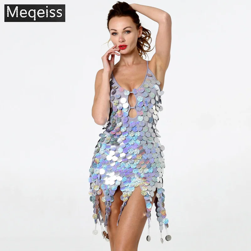 2019New Shiny Sequin Backless Sexy Dress Summer Sleeveless Glitter Dress Deep V Neck Party Club Women Punk Style Dress wholesale
2019New Shiny Sequin Backless Sexy Dress Summer Sleeveless Glitter Dress Deep V Neck Party Club Women Punk Style Dress wholesale