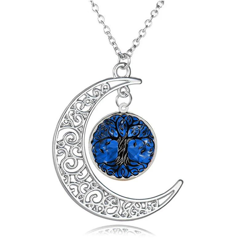Hollow Half Moon Tree Of Life Necklace Supernatural Tree Life Torque Class Dome Pendant Glamour Jewelry For Men Women Girls Gift
Hollow Half Moon Tree Of Life Necklace Supernatural Tree Life Torque Class Dome Pendant Glamour Jewelry For Men Women Girls Gift