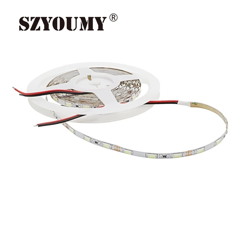 SZYOUMY DC 12V LED Strip 5M 300LED SMD 5630 5mm Ultra-narrow Panle Not Waterproof Fita LED Light Flexible Neon Tape Home Light
SZYOUMY DC 12V LED Strip 5M 300LED SMD 5630 5mm Ultra-narrow Panle Not Waterproof Fita LED Light Flexible Neon Tape Home Light