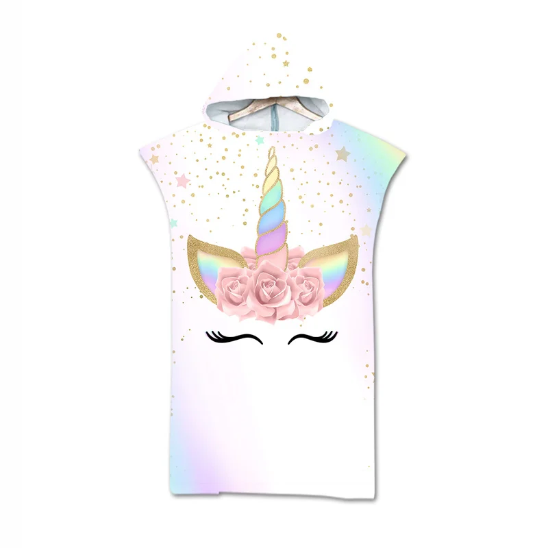 Cartoon Unicorn Hooded Beach Towels Microfiber Kids Swimming Beach Towel Adult Bath Towel Bathroom Towel Sets
Cartoon Unicorn Hooded Beach Towels Microfiber Kids Swimming Beach Towel Adult Bath Towel Bathroom Towel Sets