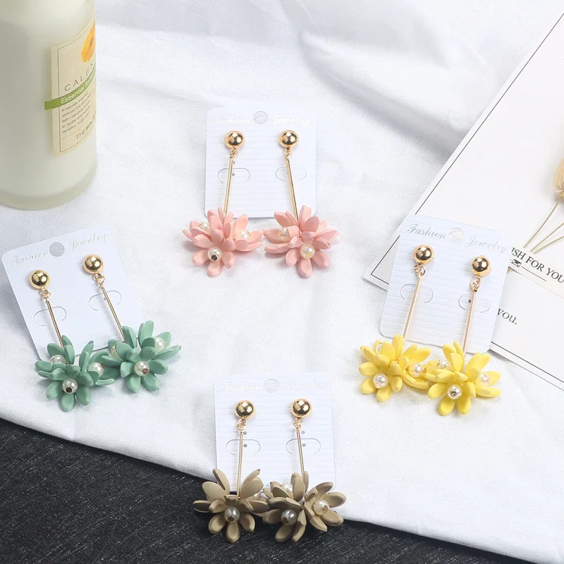 Earring Fashion Jewelry 2018 Korean Women Petal Long Tassel Dangle Earrings Temperament Stainless Steel Jewelry Women Accessorie
Earring Fashion Jewelry 2018 Korean Women Petal Long Tassel Dangle Earrings Temperament Stainless Steel Jewelry Women Accessorie