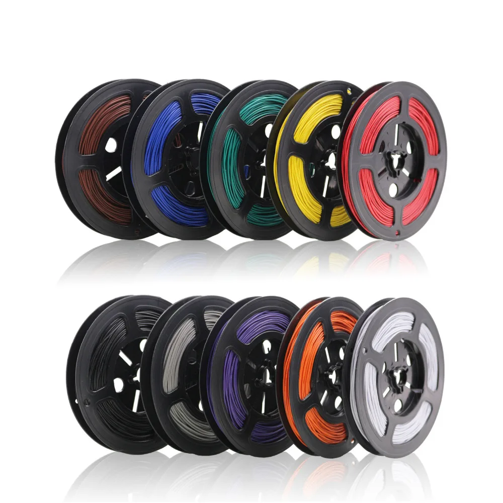 20 meters 65.6 ft UL 1007 28 AWG 10 colors Can choose Cable Tinned copper Wire DIY Electronic wire
20 meters 65.6 ft UL 1007 28 AWG 10 colors Can choose Cable Tinned copper Wire DIY Electronic wire
