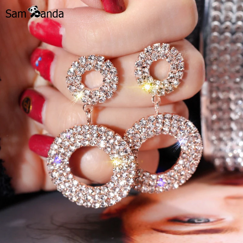 Earrings For Women 2019 Big Vintage Gold Silver Earings Statement Drop Dangle Deometric Crystal Earring Fashion Luxury Jewelry
Earrings For Women 2019 Big Vintage Gold Silver Earings Statement Drop Dangle Deometric Crystal Earring Fashion Luxury Jewelry