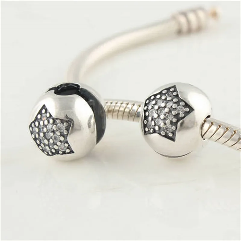 Sparkling Pave Star Clip Charm Beads for Women Jewelry Making DIY Fit PANDORA Charms Silver 925 Original KT067-N
Sparkling Pave Star Clip Charm Beads for Women Jewelry Making DIY Fit PANDORA Charms Silver 925 Original KT067-N