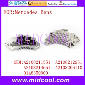 New Blower Motor Resistor Regulator use OE NO. A2108211551 A2108212951 A2108214651 A2108206110 0148350000 for Mercedes-Benz
New Blower Motor Resistor Regulator use OE NO. A2108211551 A2108212951 A2108214651 A2108206110 0148350000 for Mercedes-Benz