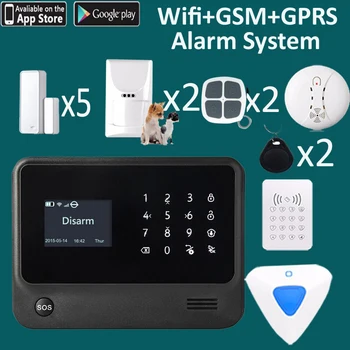 Anti theft house security alarm system 96 zones best home guard alarm wifi GPRS GSM
Anti theft house security alarm system 96 zones best home guard alarm wifi GPRS GSM