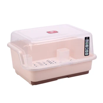 HIPSTEEN Bowl Chopstick Drain Rack Storage Box Case with Transparent Cover Tableware Organizer Holder Support Kitchen Items
HIPSTEEN Bowl Chopstick Drain Rack Storage Box Case with Transparent Cover Tableware Organizer Holder Support Kitchen Items