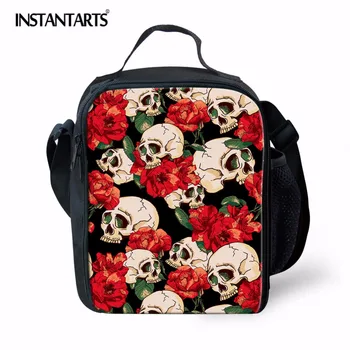 INSTANTARTS Skull Print Portable Thermal Cooler Picnic Bag Women Children Insulated Lunch Food Handbag Outdoor Camping Lunch Box
INSTANTARTS Skull Print Portable Thermal Cooler Picnic Bag Women Children Insulated Lunch Food Handbag Outdoor Camping Lunch Box