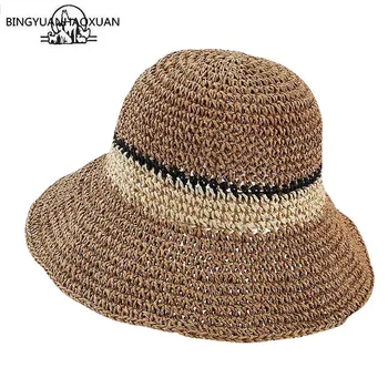 2019 Summer Hats for Women Handmade Weave Ladies Straw Hat Foldable Panama Beach Hat wide brim Visor Sun Hat Chapeu Feminino
2019 Summer Hats for Women Handmade Weave Ladies Straw Hat Foldable Panama Beach Hat wide brim Visor Sun Hat Chapeu Feminino