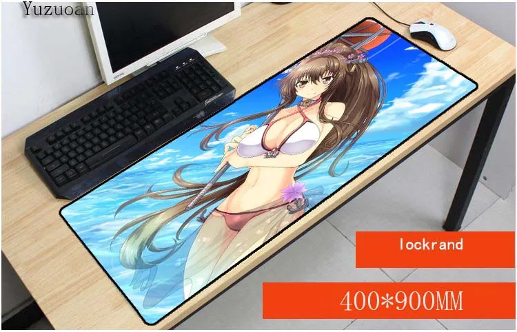 Yuzuoan 900x400x3mm large locking edge Sexy Girls High-end pad to mouse notbook computer mouse pad gamer to laptop keyboard Mat
Yuzuoan 900x400x3mm large locking edge Sexy Girls High-end pad to mouse notbook computer mouse pad gamer to laptop keyboard Mat