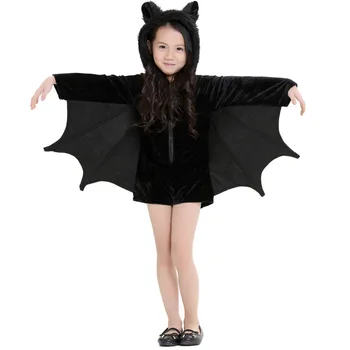 Child Adult Bat Cosplay Costume Kids Halloween Costumes For Girls Women Black Zipper Hooded Jumpsuit Connect Wings Clothes
Child Adult Bat Cosplay Costume Kids Halloween Costumes For Girls Women Black Zipper Hooded Jumpsuit Connect Wings Clothes