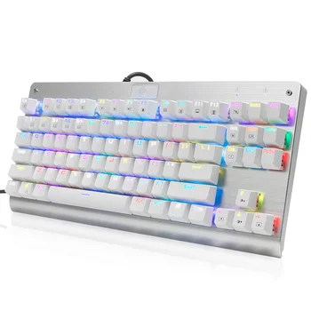 Z77 Eagle Mechanical Gaming Keyboard TKL 87 Keys RGB Backlit Outemu Blue Switch Anti-Ghosting Computer Keyboard for Gamer Typist
Z77 Eagle Mechanical Gaming Keyboard TKL 87 Keys RGB Backlit Outemu Blue Switch Anti-Ghosting Computer Keyboard for Gamer Typist