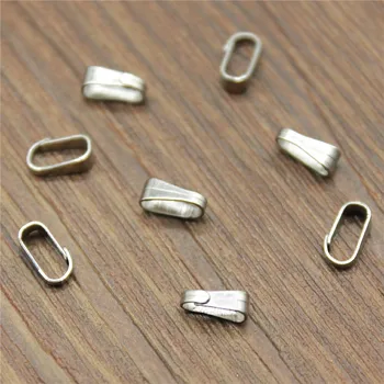 100pcs Stainless Steel Material 9x4mm 6x3mm Clasps Pinch Clips Bails Charm Melon Seeds Buckle Pendant DIY Jewelry Findings
100pcs Stainless Steel Material 9x4mm 6x3mm Clasps Pinch Clips Bails Charm Melon Seeds Buckle Pendant DIY Jewelry Findings