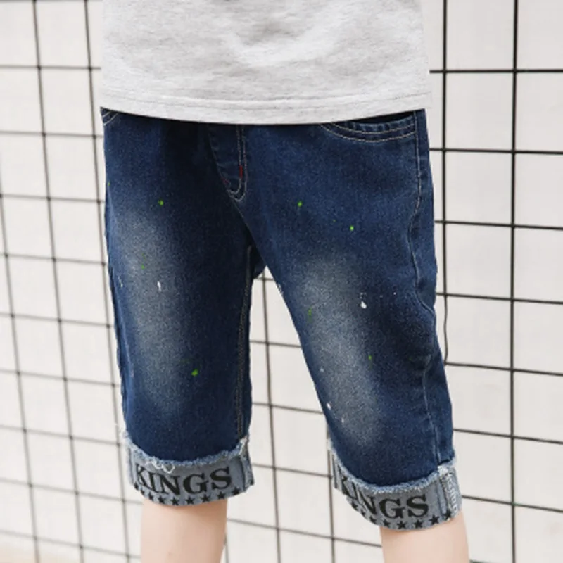 Baby Boys and childrens jeans shorts Pants clothes In the summer Stylish and simple Pure color kids jeans Clothing lrzlyx (5)