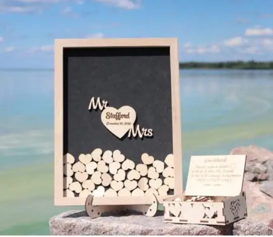 Personalized Names And Date Withe Wedding Guest Book Rustic Alternative Drop Box 3D Wedding Guest Book with Signature Hearts
Personalized Names And Date Withe Wedding Guest Book Rustic Alternative Drop Box 3D Wedding Guest Book with Signature Hearts