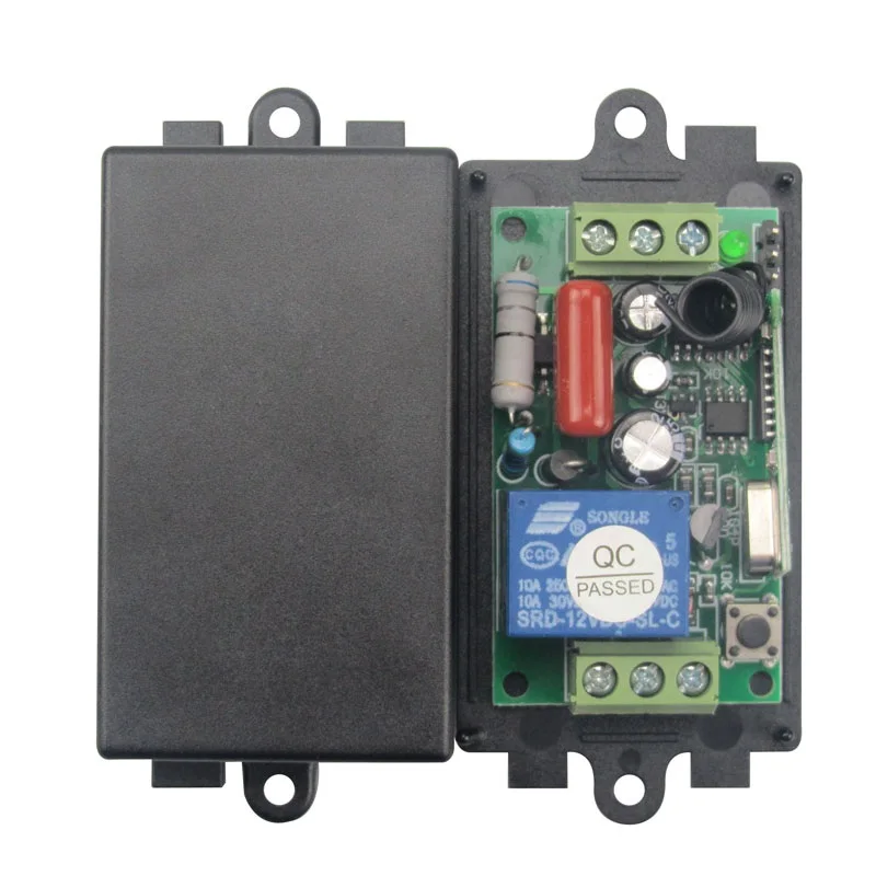 2018 AC 220V 1CH 10A Remote Control Light Switch Relay Output Radio Receiver Module + Case 433mhz 315mhz
2018 AC 220V 1CH 10A Remote Control Light Switch Relay Output Radio Receiver Module + Case 433mhz 315mhz