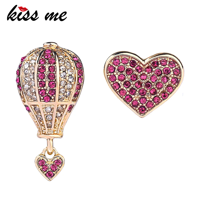 KISS ME Crystal Earrings 2018 Lovely Hot-air Balloon Heart Earrings for Women Party Jewelry Accessories
KISS ME Crystal Earrings 2018 Lovely Hot-air Balloon Heart Earrings for Women Party Jewelry Accessories