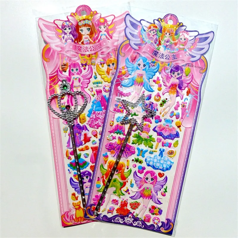 2017 New 5Pcs Cartoon Change One's Clothes Sticker Children Bubble Kindergarten Reward Mermaid Pattern Stickers Kid Toy For Girl
2017 New 5Pcs Cartoon Change One's Clothes Sticker Children Bubble Kindergarten Reward Mermaid Pattern Stickers Kid Toy For Girl