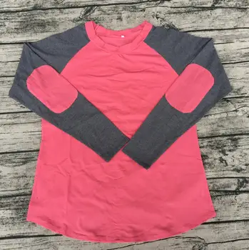 High Quality Personlized Youth Girls t-shirts baby toddler clothing Casual Raglan Monogram Elbow Patch Shirt
High Quality Personlized Youth Girls t-shirts baby toddler clothing Casual Raglan Monogram Elbow Patch Shirt